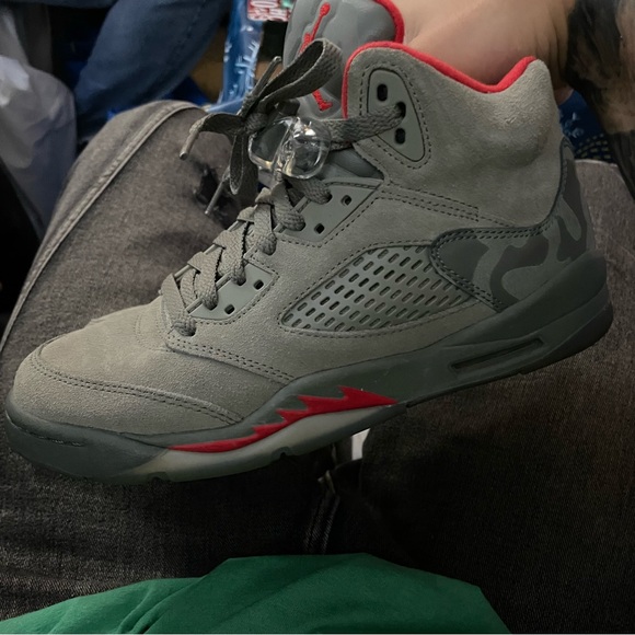 Jordan 5 Retro P51 Camo Size 6.5Y - Picture 5 of 9